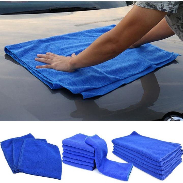 Lot De 20 Chiffons Microfibre - 40x30cm - Multicolore - Power Action