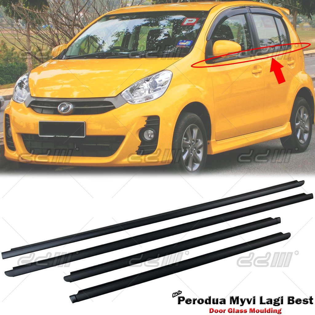 Ready Stock Perodua Myvi Lagi Best Door Window Trim Moulding Door Lining Getah Luar