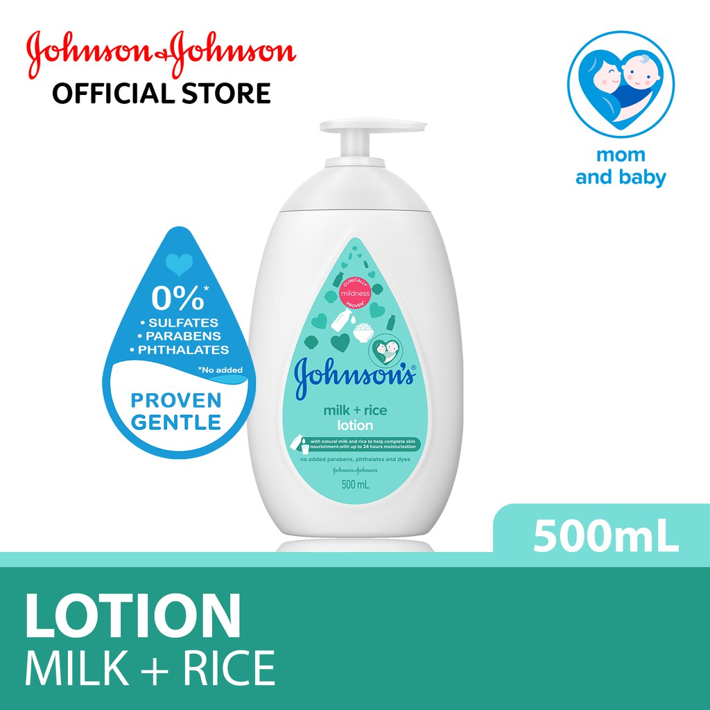 Johnson's Baby Milk + Rice Lotion (500ml) Shopee Malaysia