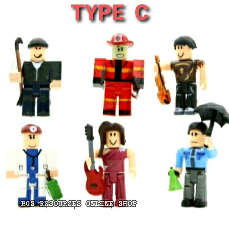ROBLOX FIGURES LOOSE FIGURE 6PCS ROBLOX TOY RED HEADSTACK AZUREWRATH ...