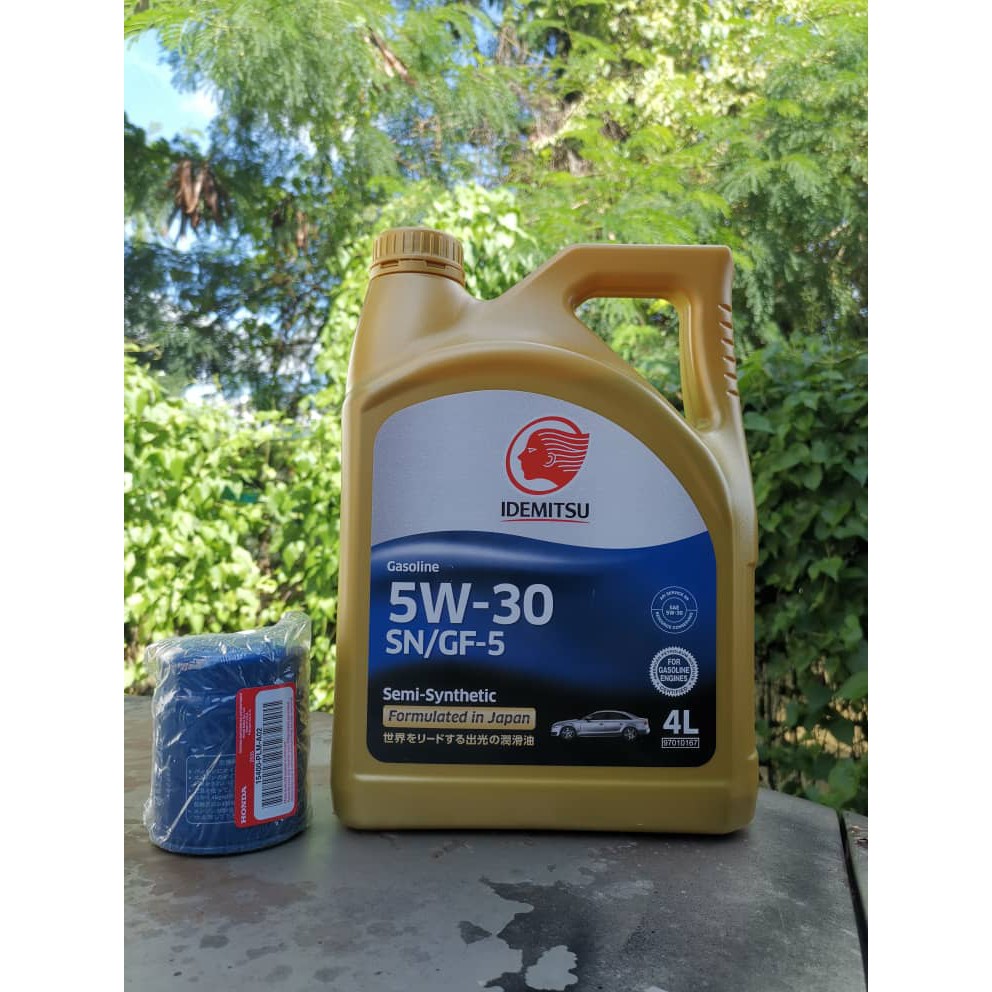 ENGINE OIL IDEMITSU 5-30 SEMI SYNTHETIC **FREE STICKER MILAGE ...