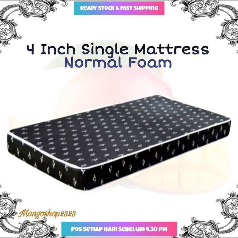 Afoxsos 3 in. Small Single Gel Memory Foam Polyurethane Mattress