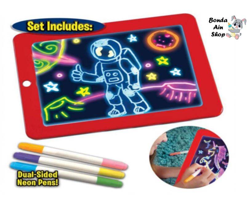 LCD Magic Drawing Writing Board Boards Sketch Pad Tablet 3D Kid ...