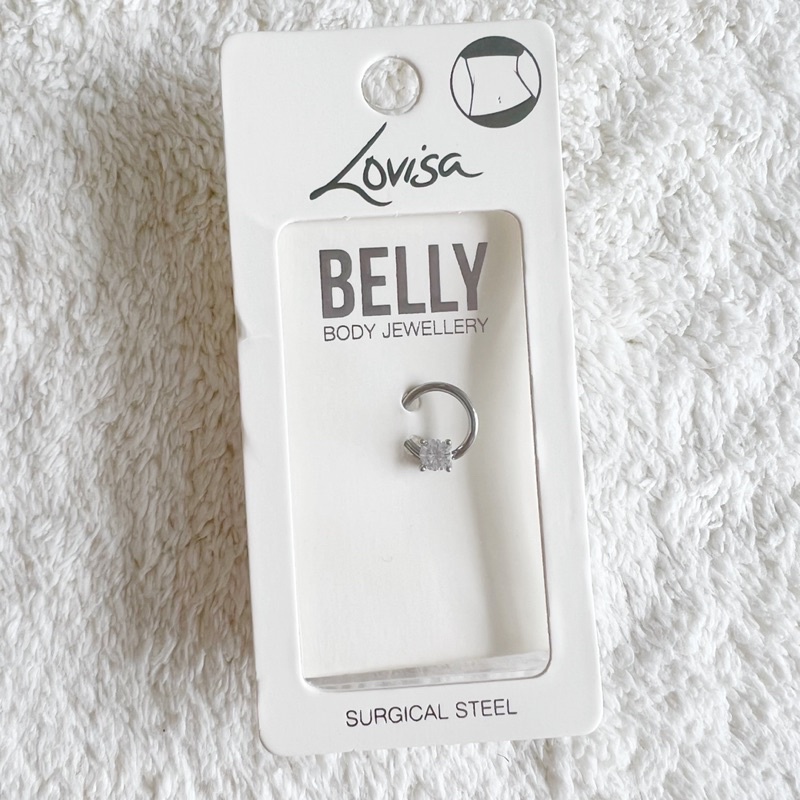 Lovisa Surgical Steel Round Belly Ring Shopee Malaysia