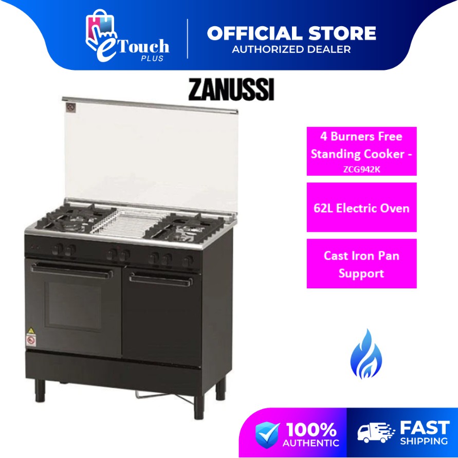 Zanussi double discount oven gas cooker