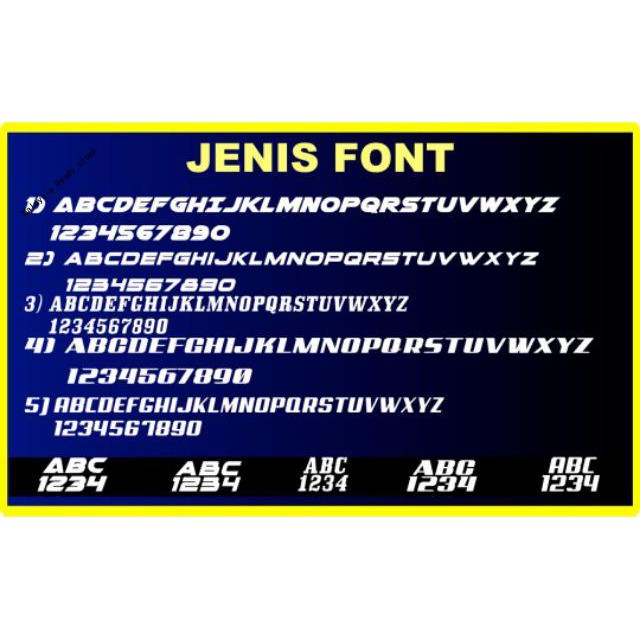 High Quality Number Plate