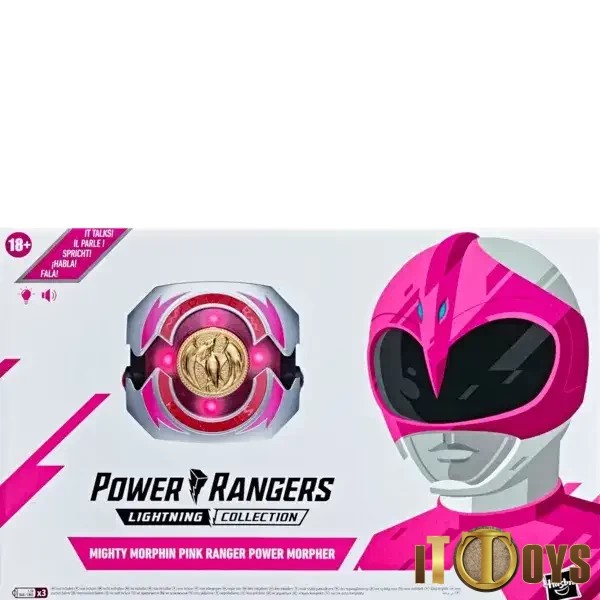 Hasbro Mighty Morphin Power Rangers Lightning Collection Pink Ranger ...