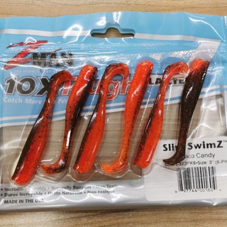 ZMan ORIGINAL Slim SwimZ 3 Soft Bait / Soft Lure / soft plastic made in  USA Z Man
