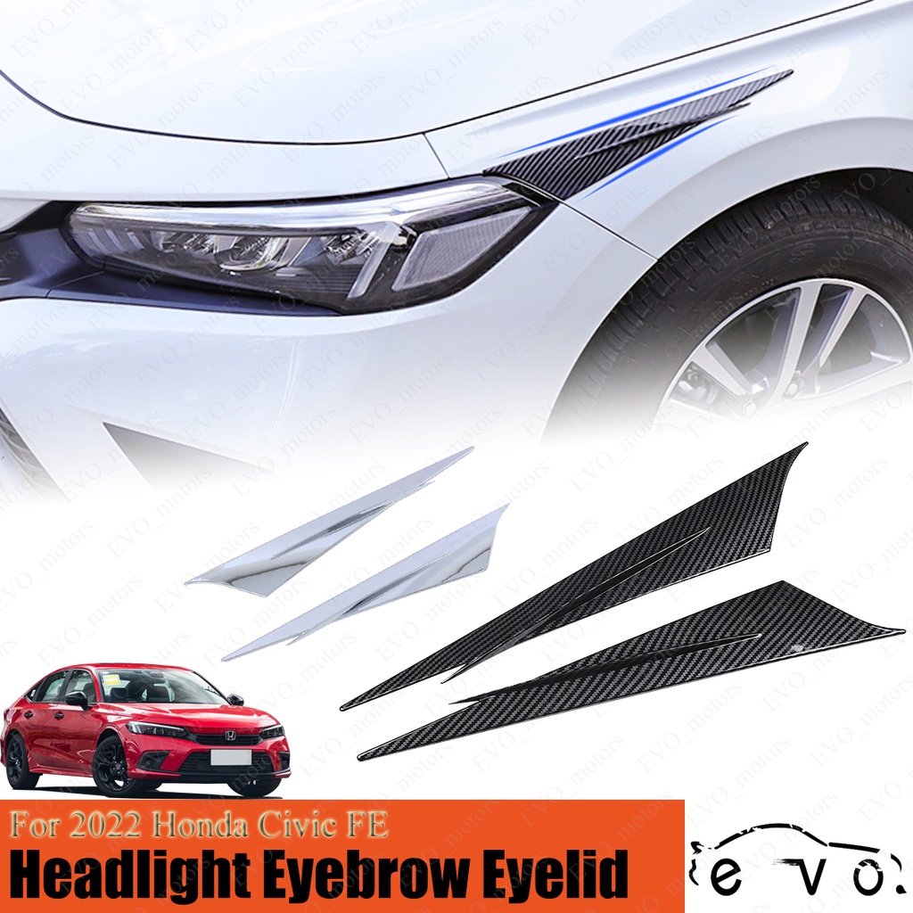 ABS Car Headlights Eyelids Eyebrow Cover Trim Stickers For Volkswagen Polo MK5 MK6 2011-2022 VW Polo 9N 2005-2009 Accessories - 34 - View #9