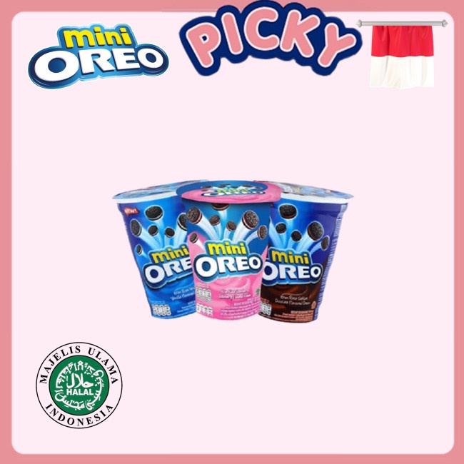Oreo Mini Chocolate Flavored Biscuits 61.3g Imported