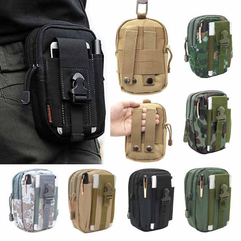 Belt Pouch Multi-Purpose Nylon Tactical Molle Pouch EDC Utility Gadget Belt Waist... Edc Pouch - Foto 12