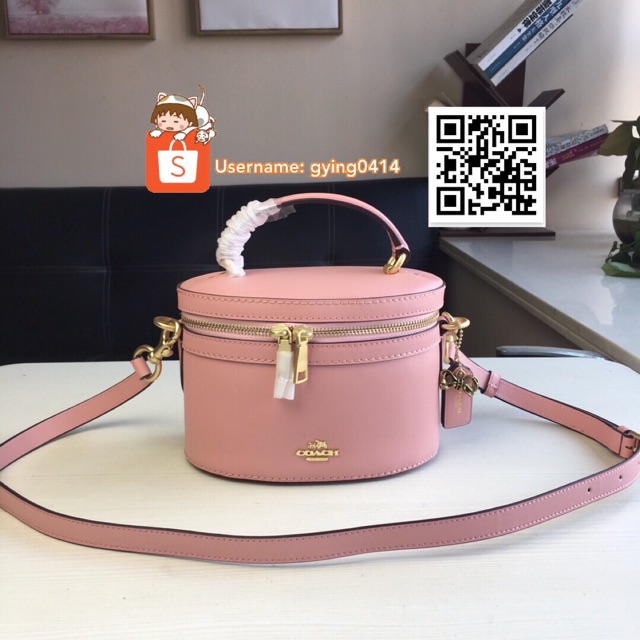 Coach pink trail bag hot sale