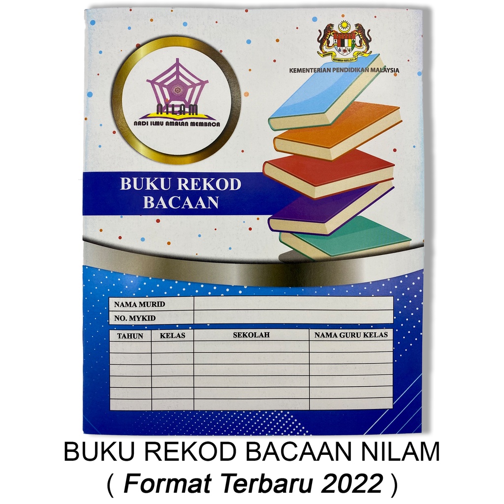 Buku Rekod Bacaan Nilam Nilam Reading Record Book Format Terbaru