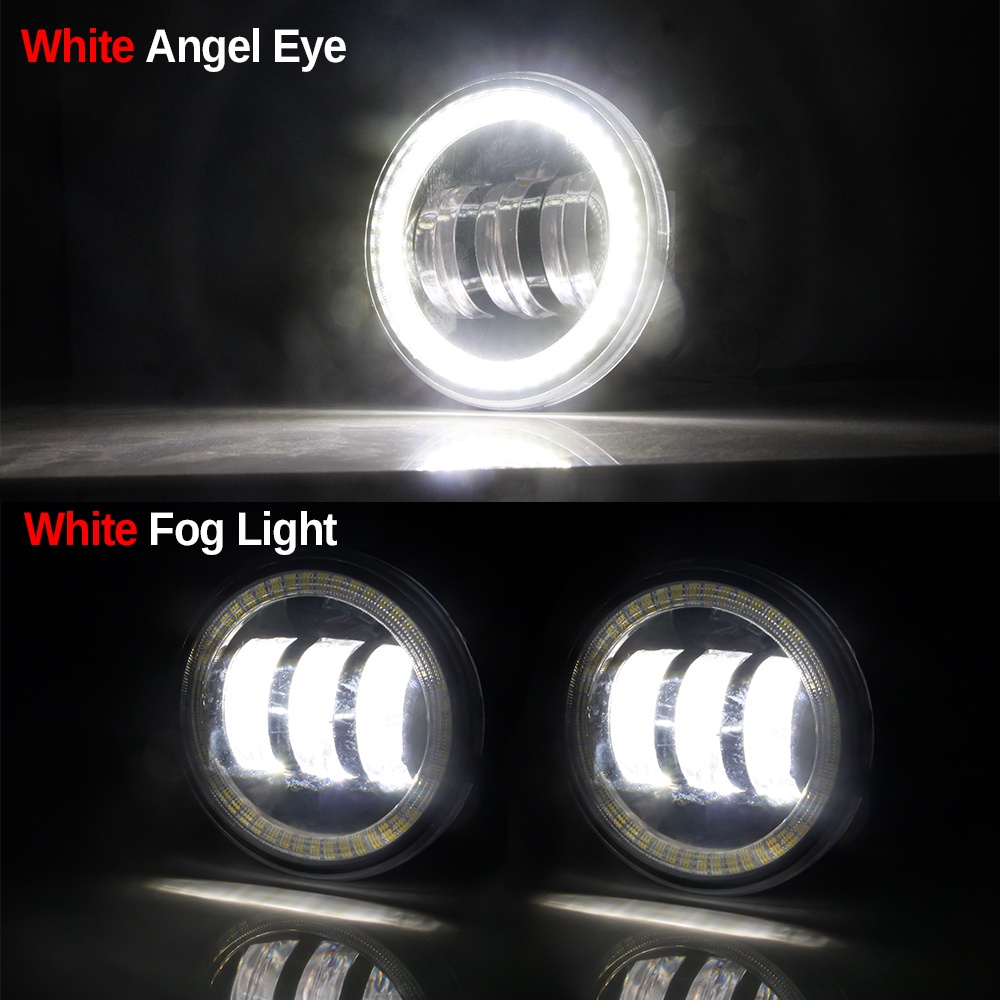 2 X Angel Eye Fog Light For Subaru Forester WRX STI Impreza XV BRZ ...