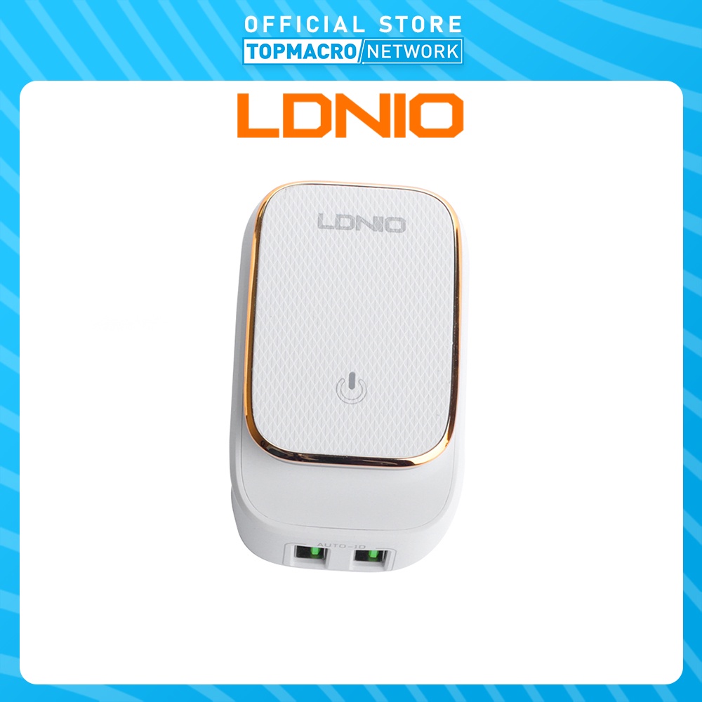 CN LDNIO A2205 LED TOUCH LAMP WITH DUAL USB CHARGER 2.4A | Shopee Malaysia