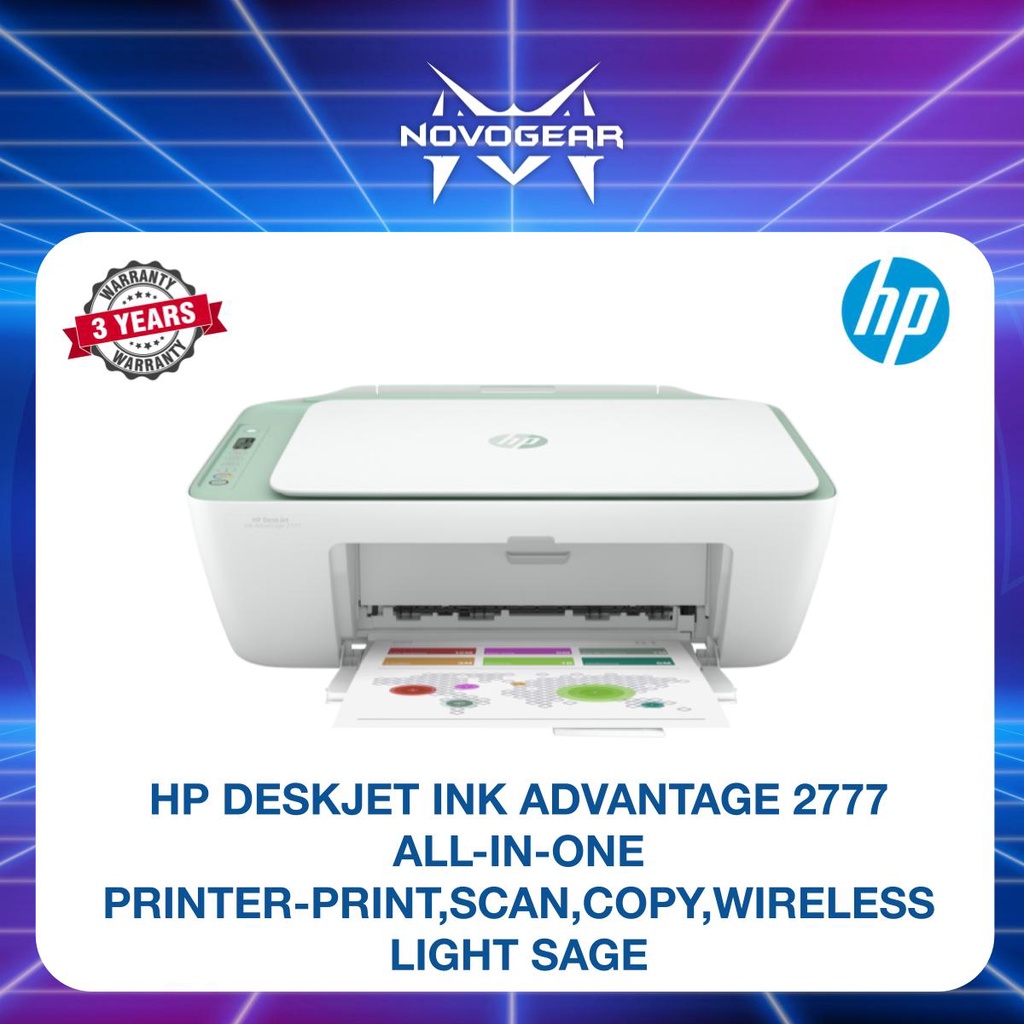 HP DESKJET INK ADVANTAGE 2776/2777 ALL-IN-ONE PRINTER | Shopee Malaysia