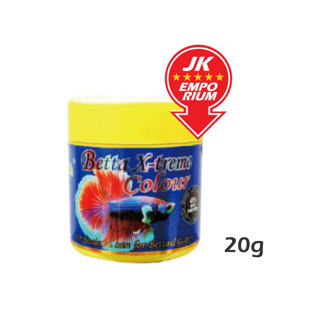 Topka Betta Food X Treme Super Colour Makanan Ikan Laga Warna High Protein Shopee Malaysia