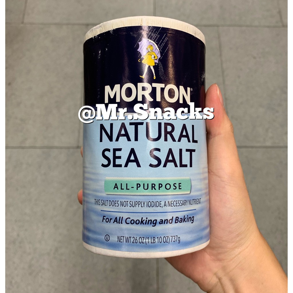 Morton All Purpose Natural Sea Salt 737g [US] | Shopee Malaysia