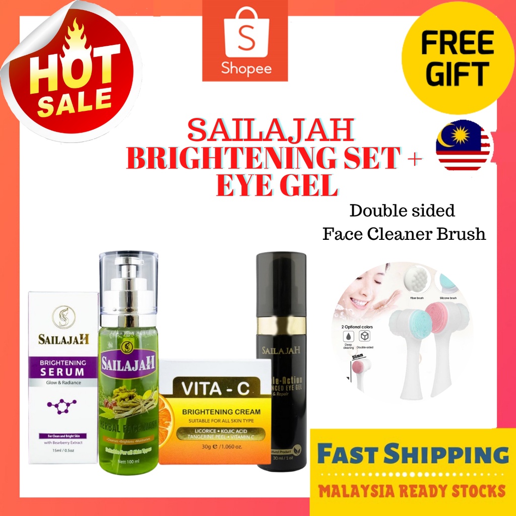 Sailajah Face Brightening Set + 1 Sailajah Eye Gel + FREE FACE