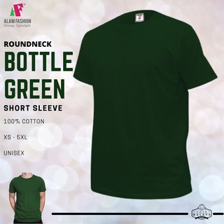 KELLY GREEN / MILO GREEN KID'S 100% cotton plain tshirt round neck