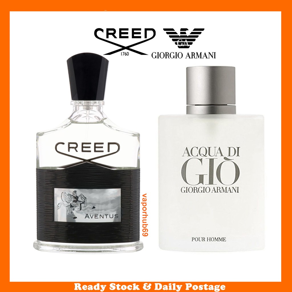 COMBO CREED AVENTUS EDP MEN ARMANI ACQUA DI GIO EDT MEN 100ML