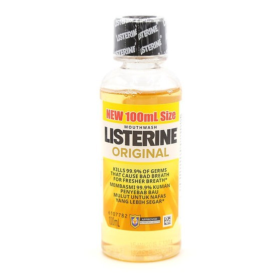 Listerine Mouthwash Original (100ml) | Shopee Malaysia