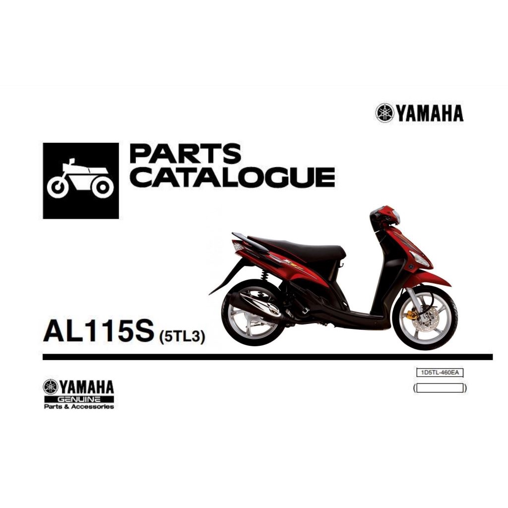 KATALOG PARTS MOTOR YAMAHA EGO / YAMAHA MIO SPORTY / BUKU KATALOG ...