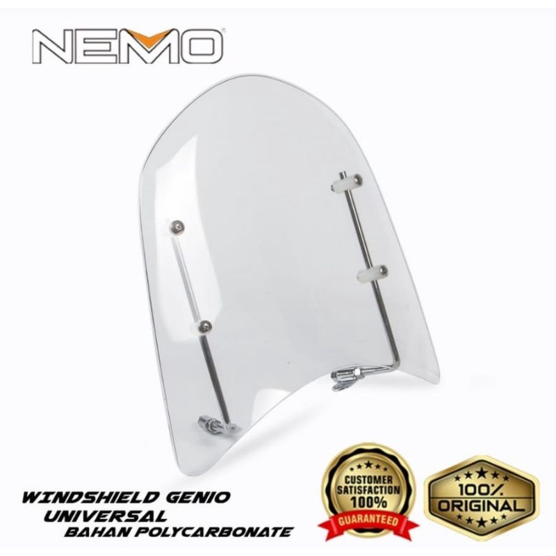 Nemo Genio Universal Winshield All Motorcycles / Motorcycle Visors Shopee Malaysia
