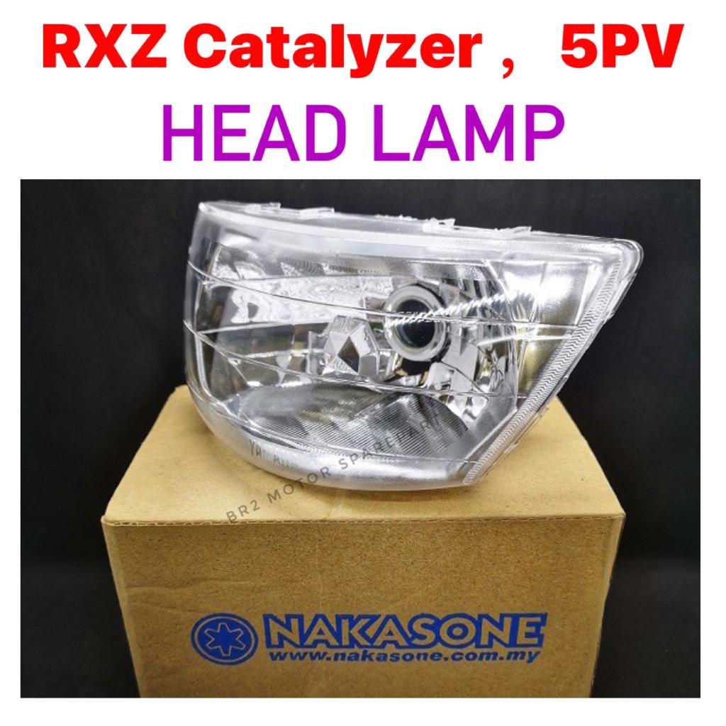 Yamaha 5PV Catalyzer RXZ Catalyzer RXZ Catal New Front Head Lamp Unit Head Light Lampu Besar