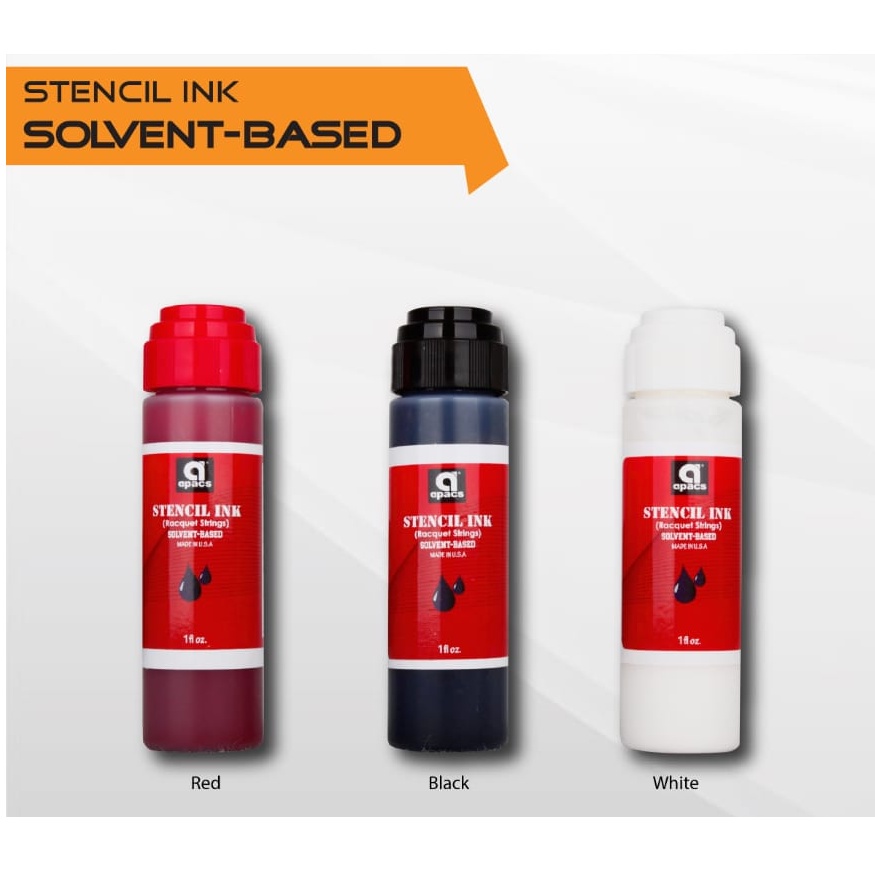 Apacs Racket Stencil Ink (Quick Dry Solvent Based) Shopee Malaysia