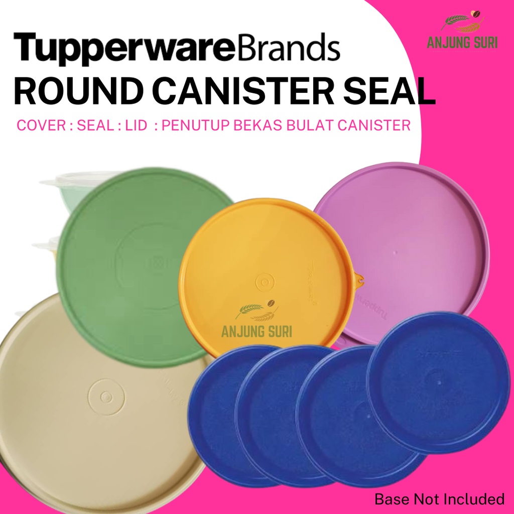 Penutup Tupperware Canister Round Seal Lid Cover - Penutup Tupperware ...