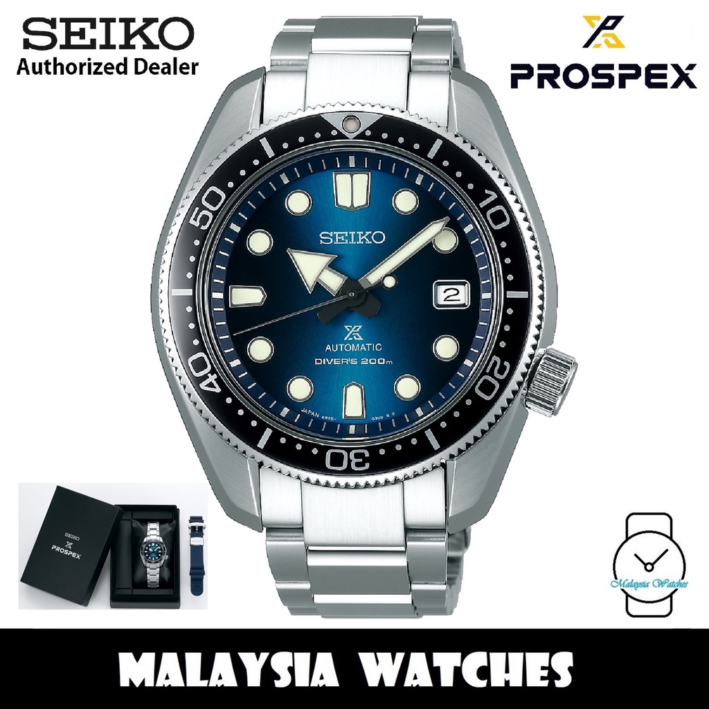Seiko SPB083J1 Prospex Diver s 200M Automatic Made in Japan Sapphire Stainless Steel Bracelet Silicone Watch SBDC065 Shopee Malaysia