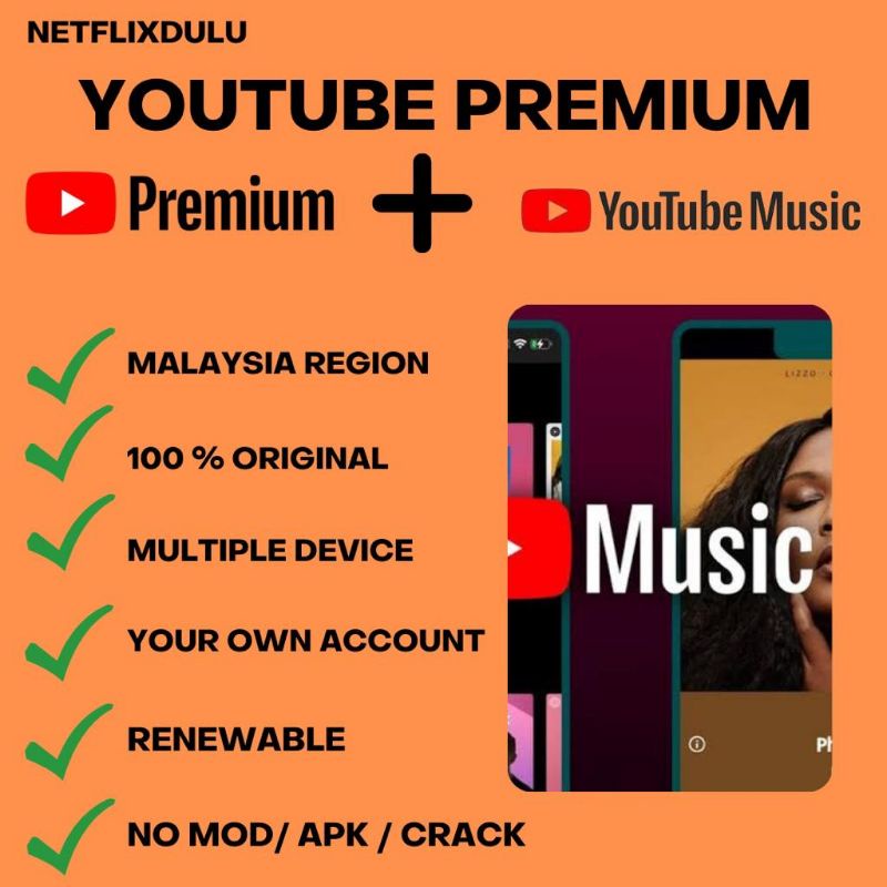 Original Youtube Premium - Upgrade Own Email - Support All Device ...