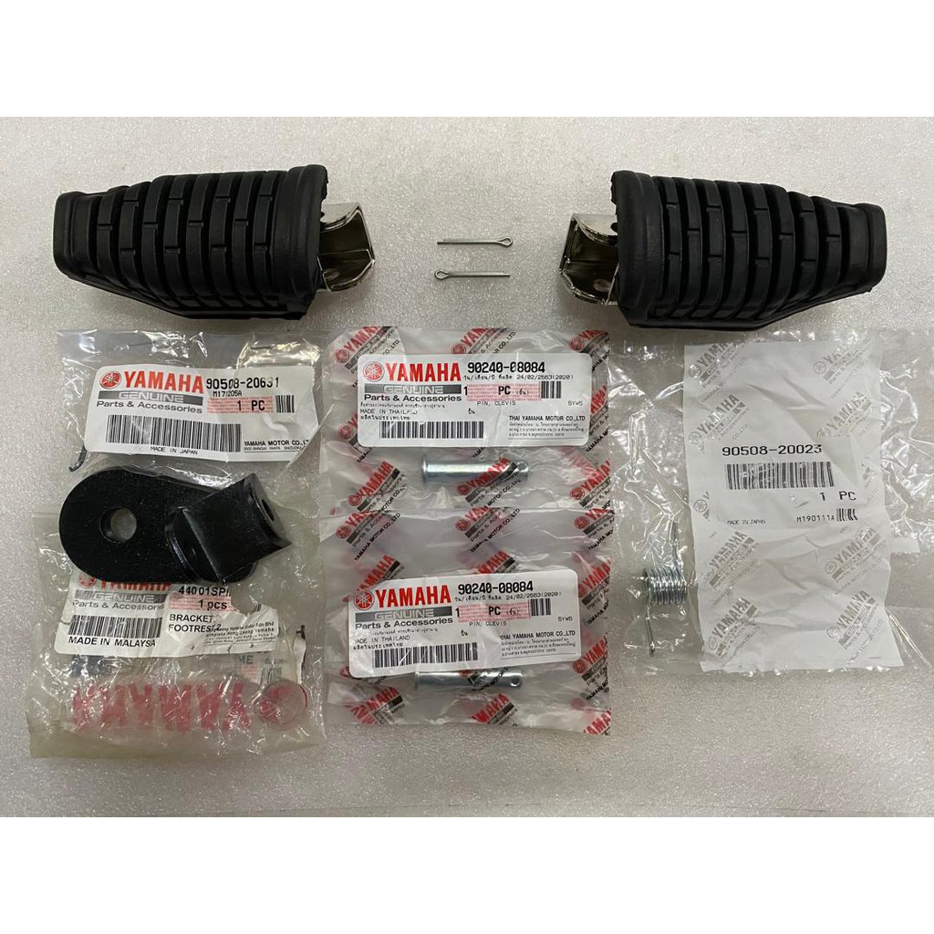 YAMAHA Y125Z Y125ZR Y125 125Z 125ZR FRONT FOOTREST SET PEMIJAK KAKI DEPAN 100 Original HLY