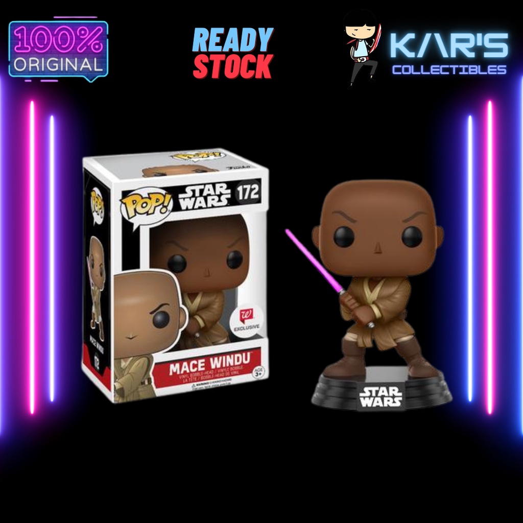[READY STOCK] Funko POP! STAR WARS MACE WINDU 172 Shopee Malaysia