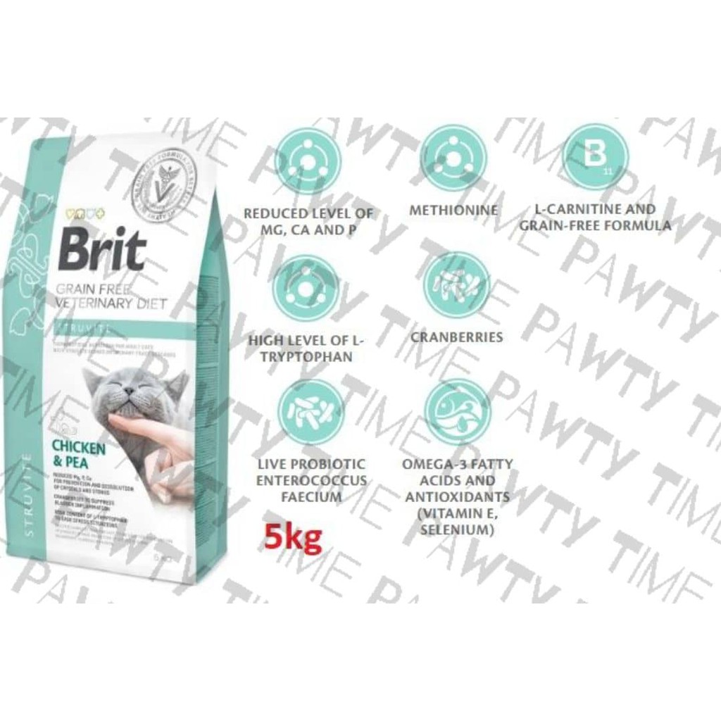 Brit Veterinary Diet Cat Struvite Grain Free Chicken & Pea