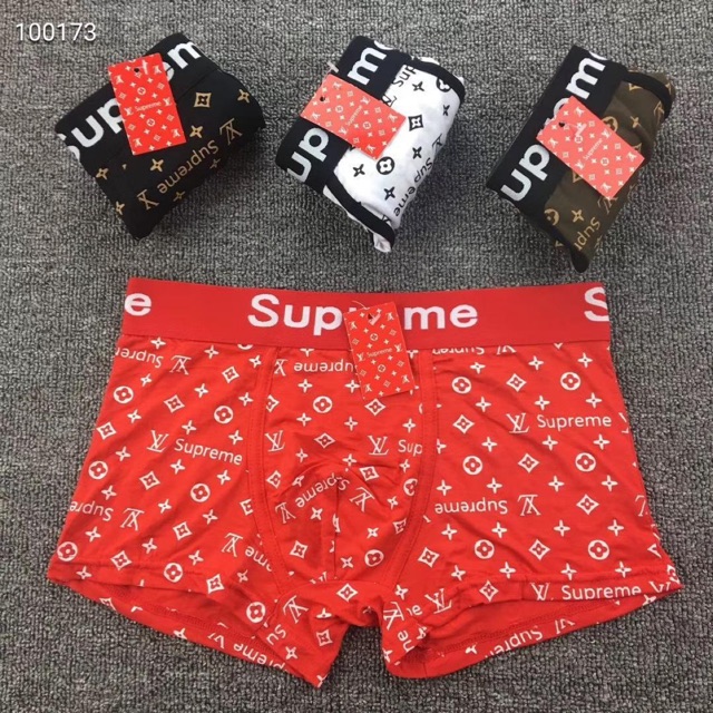 🔥🔥READY STOCK🔥🔥 Supreme LV Male Boxers Panties Underwear For Each