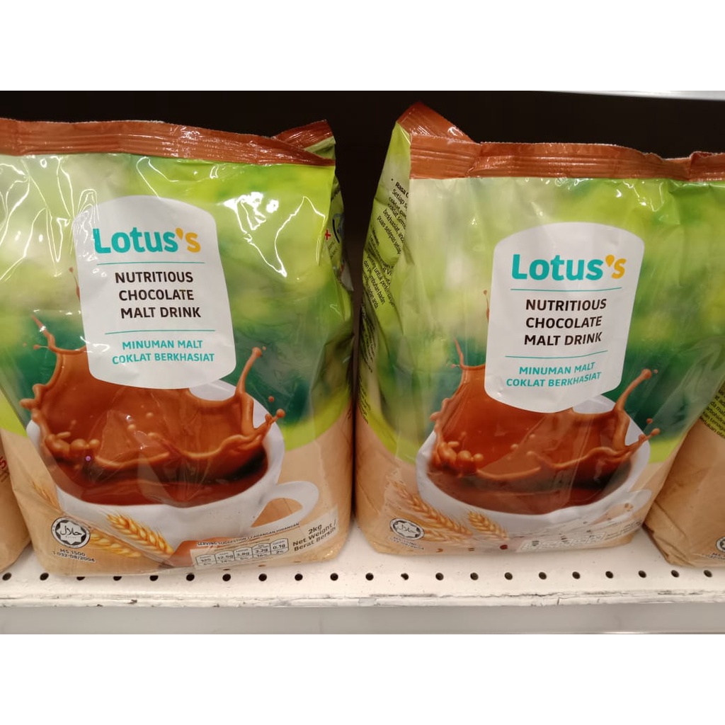 LOTUS'S NUTRITIOUS CHOCOLATE MALT DRINK 1KG/2KG Shopee Malaysia