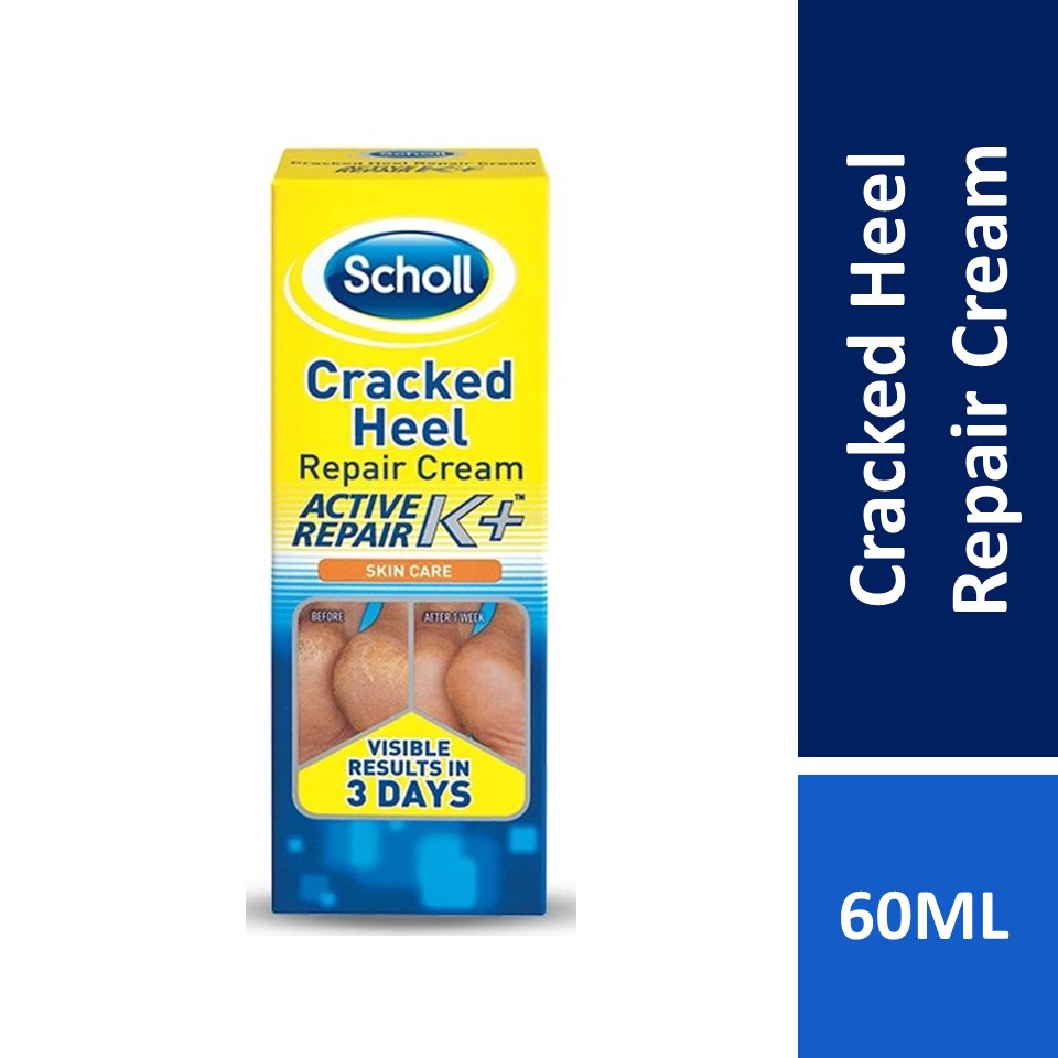 Scholl cracked heel repair hot sale cream active repair k+