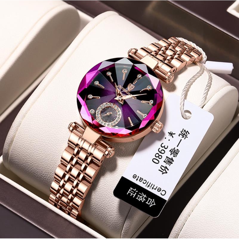 Womens luxury crystal watches hot sale