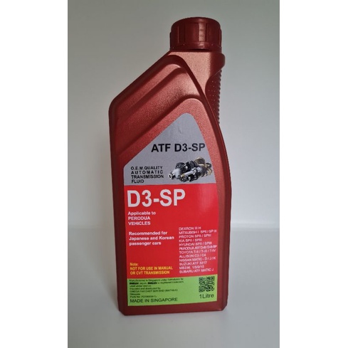SHOGUN ATF D3-SP Automatic Transmission Fluid ATF D3SP SP3 (1L) For ...