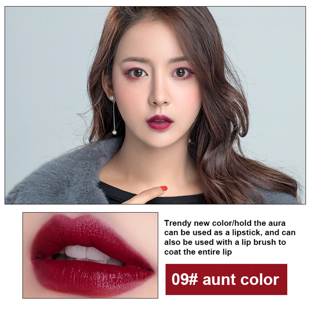DNM/OULISI Doubleended Matte Velvet Lipstick Longlasting Moisturizing