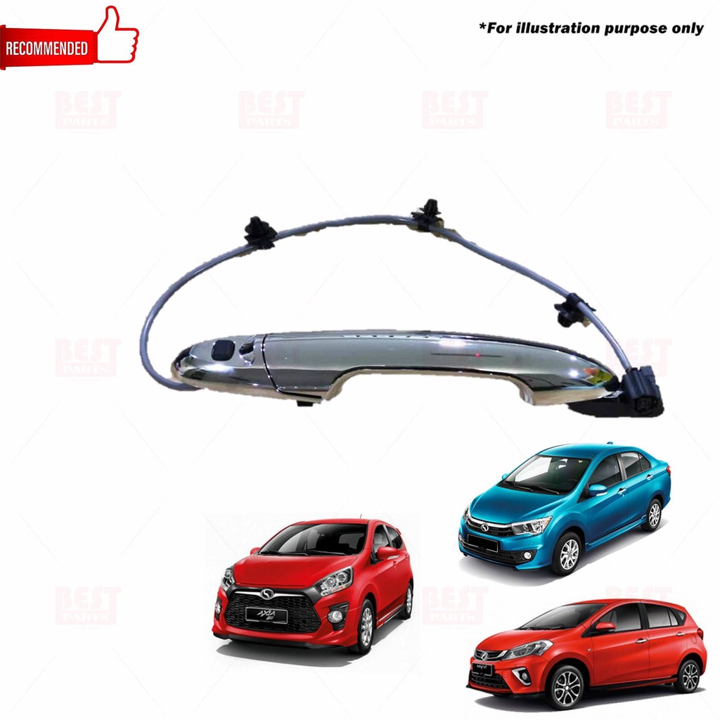 Oem Delloy Door Outer Handle Perodua Bezza Axia Myvi 2018+ Chrome ...