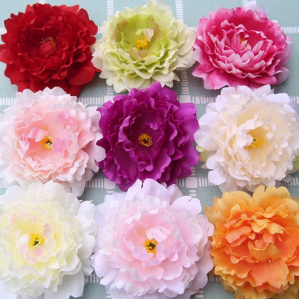 13cm Peony 10 Color High-Grade Artificial flower Fake Flower Wedding ...