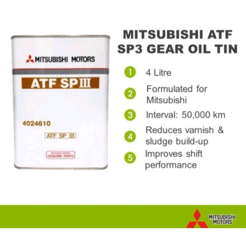 SC433 Minyak gearbox ATF Mitsubishi Proton Saga Wira Waja Gen2 Persona