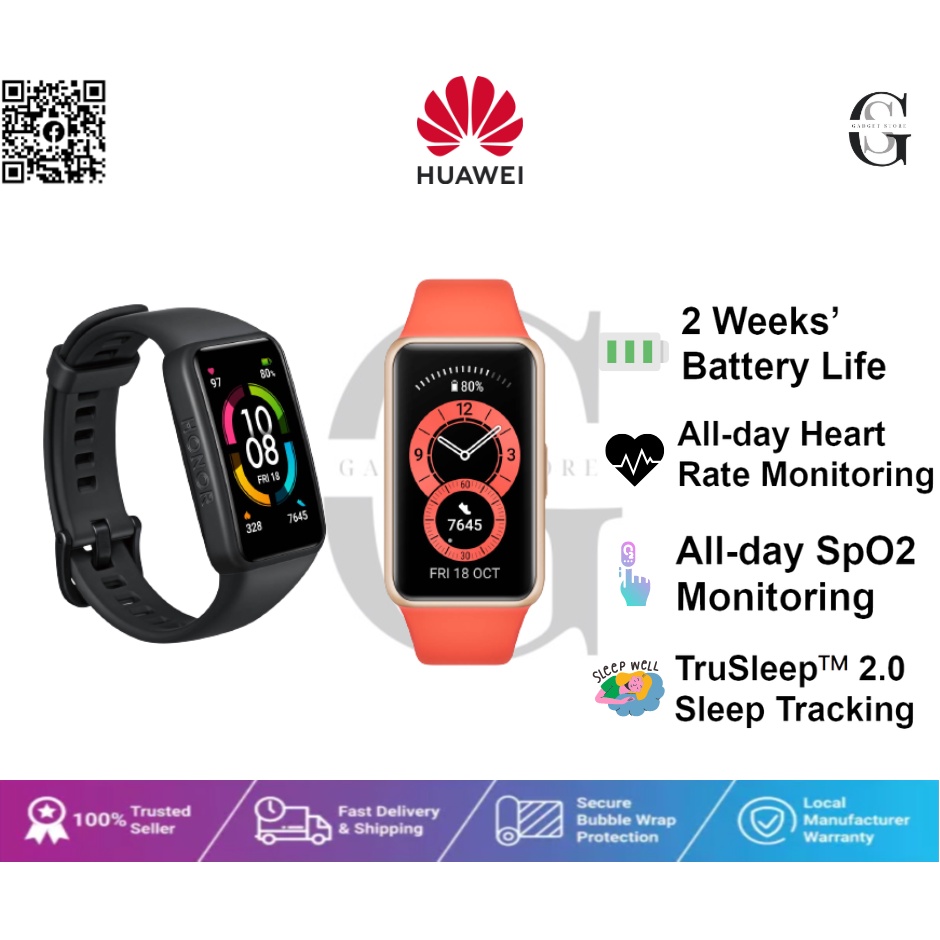 HUAWEI BAND 6 ORIGINAL 1 YEAR HUAWEI OFFICIAL WARRANTY Shopee Malaysia