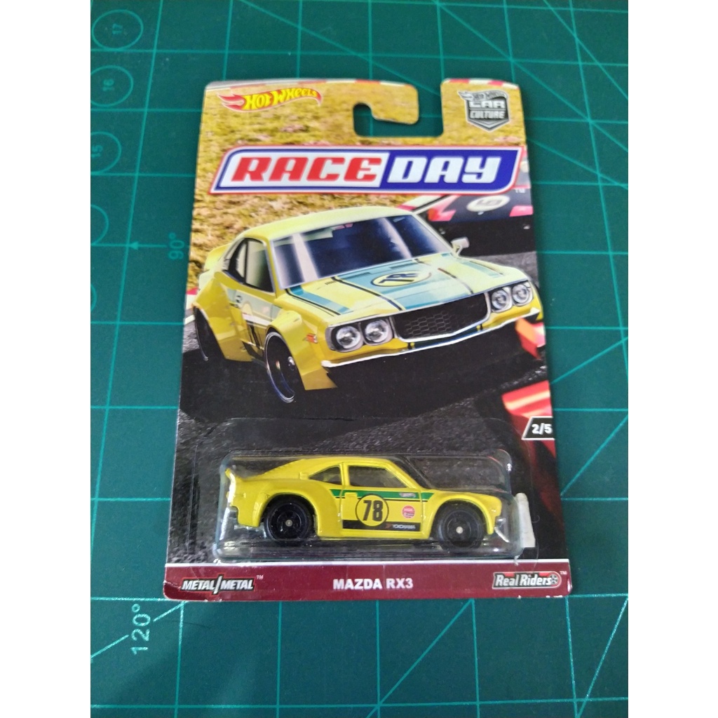 Hot Wheels Mazda RX3 | Race Day | Car Culture | Card Not Mint | Shopee ...