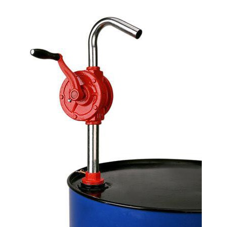 44 Gallon Rotary Oil Pump / Diesel Manual Hand Pump / Drum Pump / Cast ...