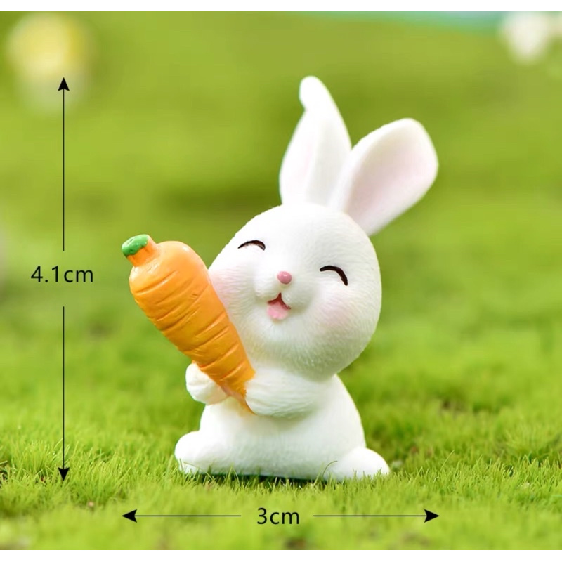 30 PCS Easter Cupcake Topper Bunny Cupcake Toppers Jamaica