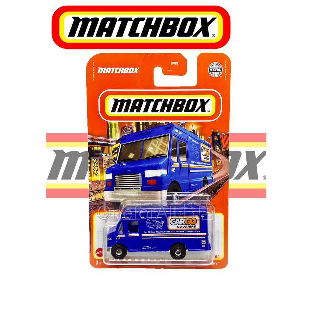 Matchbox EXPRESS DELIVERY Blue Cargo Transport Pickup Truck 1/64